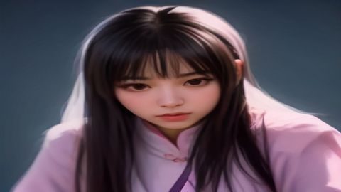 动漫美女被操3D CG年度盘点封面，赛博朋克霓虹灯风格，展示多款动漫角色场景拼贴